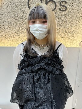 オプス 大名店(Ops) ☆写真映え確実!ブロンド×ブラックデザインカラー