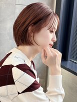 トルネード(TORNADO)&nbsp;切りっぱなしボブ ピンクアッシュ カーテンバングt19