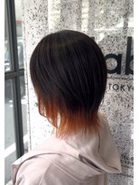 銀座ラボ 千葉店(LA BO) 髪質改善アメイジアカラー インナーオレンジ