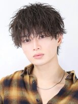 リップス 池袋(LIPPS) 波巻きラウンドショートウルフ