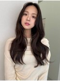 《SOYON》黒髪ボリュームレイヤーロング