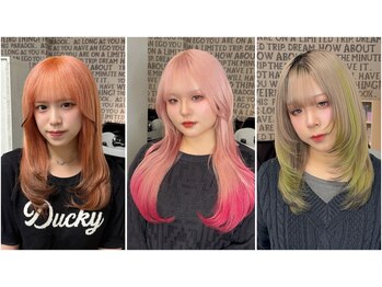 スワイ(SWAY)の写真/経験豊富なスタイリストが丁寧なカウンセリングで、髪の状態を見極めて色味を入れるから理想の仕上がりに♪