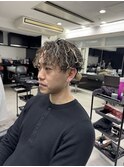 サーフカール　波巻きパーマ　海老名パーマ　シャドウパーマ