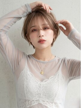 ヘアーメイク ライズ 西田辺店(Hair make rise;) 大人可愛い20代30代40代小顔ひし形ハンサムショート丸み