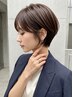 【艶髪に導く ダメージ補修】カット+艶カラー+髪質改善TR+marbbトリート