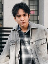 テン 心斎橋(tenn.)&nbsp;アクティブショートフェザーパーマルーズショートセンターパート