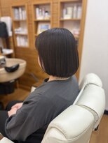 ふかみ理容院 丸みのあるボブスタイル