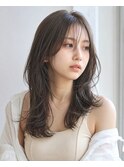 ロングレイヤー×白髪ぼかしカラー３０代４０代５０代６０代