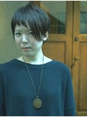 [helvetica hair] BANG ASYMMETRY SHORT