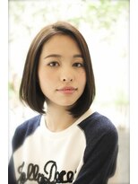 ベイルーム(BAYROOM by HONEY omotesando) 【BAYROOM横浜】前髪なし×暗髪ナチュラルボブ