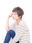 アシメ×ショートボブ　　　「元武」