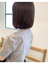 ステイシー(stay she)&nbsp;肩上内巻きボブ × ハイライトカラー