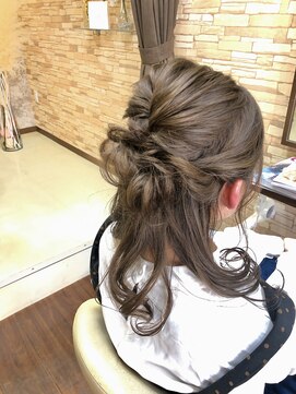 ヘアーピース(Hair Peace) ハーフアップ