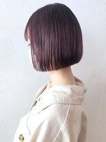 アイティー バイ アルバム 中野店(IT by ALBUM) パープルボブ_オリーブカラーハイライトカラー_ba305533