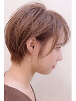 ラボー ノースプラザ店(LA'BO)&nbsp;【LA'BO三浦】透明感アップ♪ショートミルクティーベージュ