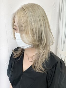 ヴェイン 渋谷(vain) 【vain#☆】フリンジバングでロングウルフ.○＊