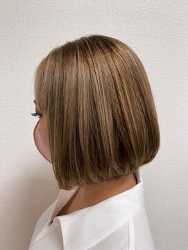 ラプチャー(RAPTURE) 30代40代50代ハイトーンベルボブ/夏カラー