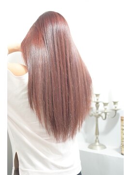 ミエルヘアーエスト 新宿店(mielhair est) ケアブリーチ×ピンクベージュ【新宿】