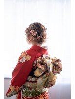 マルケ(marquer)&nbsp;振袖ふわふわ可愛いヘアメイク