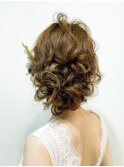 お呼ばれヘアの王道★ルーズアップスタイル 結婚式 二次会