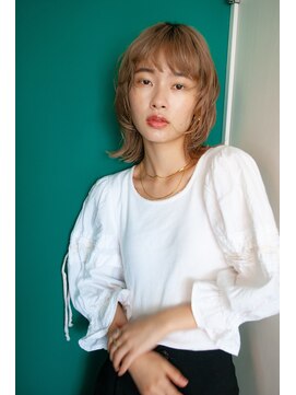 ヌウ(nuu) (kiriyama)ハイトーンカールウルフスタイル