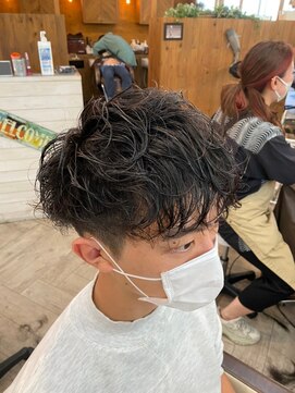 クラップ(Clap by Tetote) 【 Clap】短髪刈り上げショートメンズ/ナチュラルパーマ