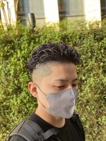 ミナミ(MINAMI)&nbsp;オールバックパーマスタイル　スパイラルorウェーブ　国分寺