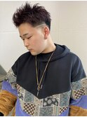 赤髪×ミドルフェード デザインライン