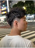 ナチュラルアイロンパーマショートスタイル