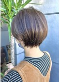 大人かわいい☆ショート/小顔/ショートボブ/レイヤー/白髪/前髪