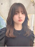 韓国レイヤー/韓国風/顔周り/髪質改善/黒髪/ブリーチなし 立川