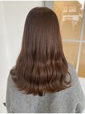 ヘーゼルベージュ ナチュラルブラウン 艶髪ロング