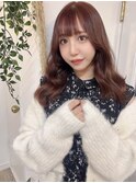 チョコレートブラウン/シアーカラー/小顔カット&韓国ヘア