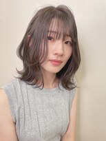 イーストハムネオ(EAST HAM NEO) 透明感カラー/くびれ巻き/グレーベージュ