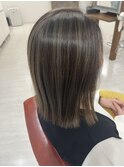 アッシュグレージュ☆ハイライトカラー