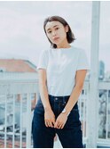 切りっぱなし大人クールボブ★20代30代40代50代