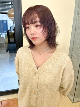 スニュウ(snuw) 【snuw_ayano】レイヤーカット/ラベンダーカラー