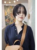 ハンサムショート/ マッシュショートボブ