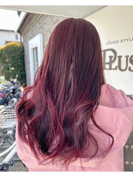 ルシードスタイル プルス(PLUS) 春のピンクカラー