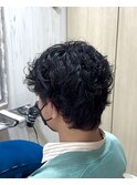 【MEN'S HAIR】ミニウルフ×クセ活かし