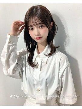 クーエフー(coo et fuu) 大人可愛い髪質改善ヘルシースタイル韓国ヘア透明感