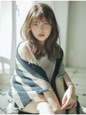 【emu井上信洋】ニュアンスレイヤーデジタルパーマくすみブルー