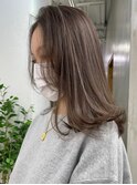 ハイライト/ブルーブラック/ホワイトブロンド/イメチェン/美髪