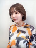 フェミニンショートボブ