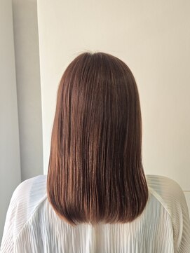 エンクス(enx) くびれヘア/アプリコットオレンジ/ハイライトカラー/鶴ヶ峰AW74