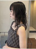 ロングレイヤーパーマ/ウルフパーマ/上田