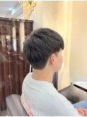 癖毛のメンズでもすっきりスタイリング♪メンズレイヤーカット＊