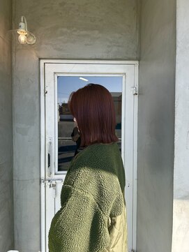ナイーブヘアデザイン(NAiVE HAIR DESIGN) オレンジブラウン