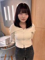 シダ(sida SAIIN)&nbsp;20代30代暗髪ラベンダーピンクミディアム