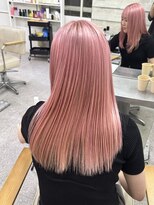 ヘアー アレス(hair ales)&nbsp;ペールピンク/ピンクカラー/ハイトーンカラー/ピンクベージュ